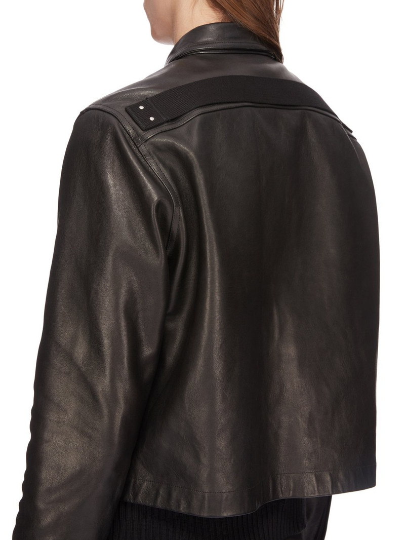 Alice Strobe leather shirt jacket 5