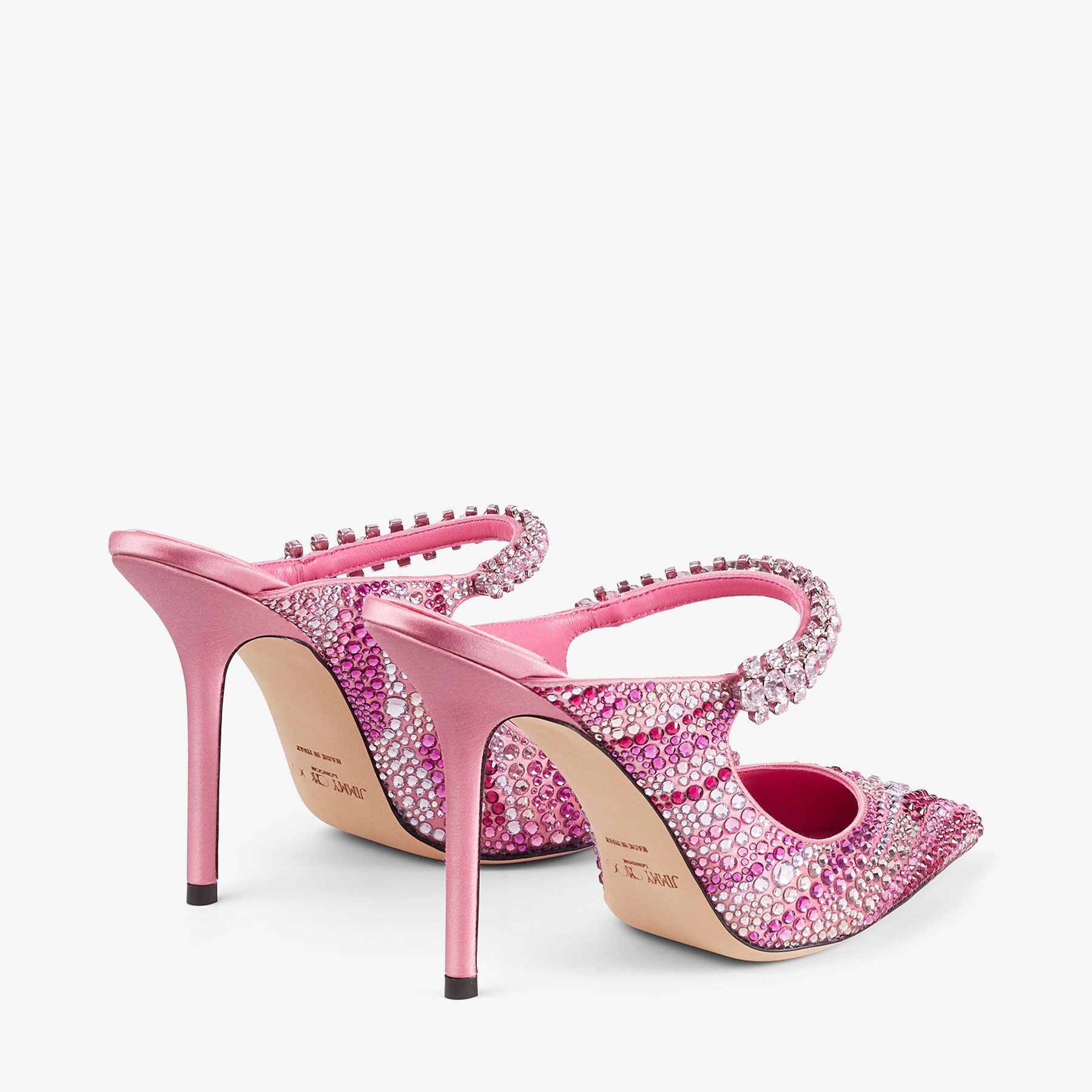 Bing 100
Candy Pink Satin Mules - 6
