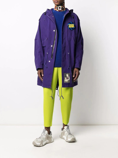 Raf Simons photograph-print parka coat outlook