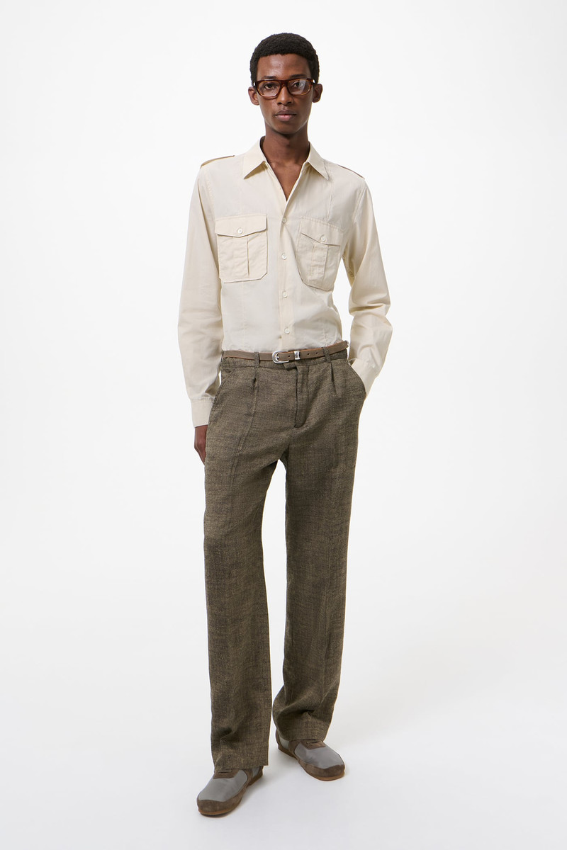 Our Legacy Slack Trouser Deep Husk Soft Grain Weave outlook