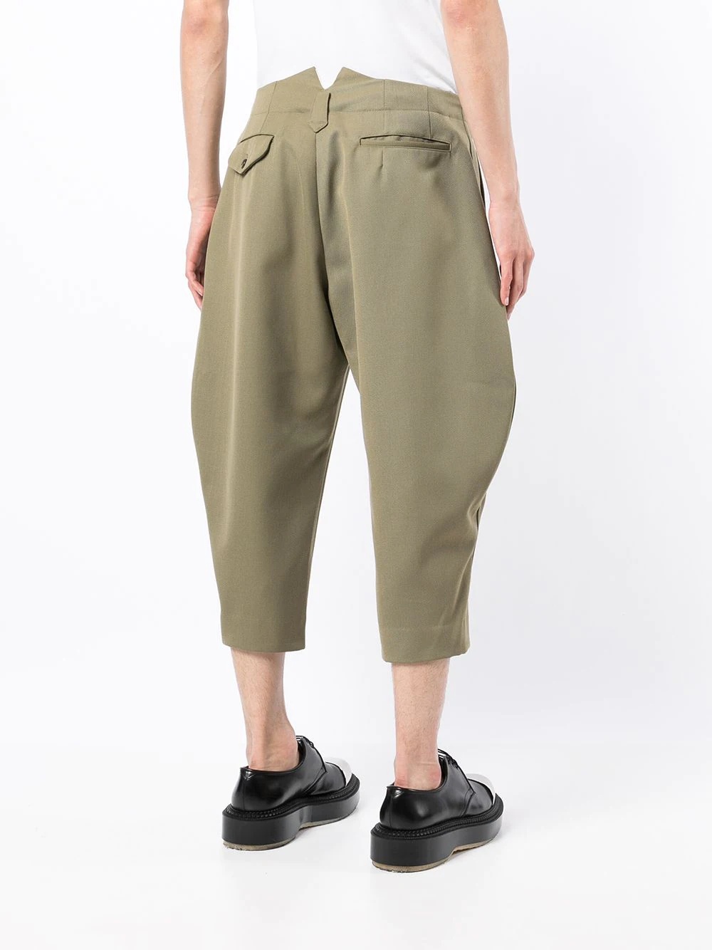 cropped harem trousers - 4