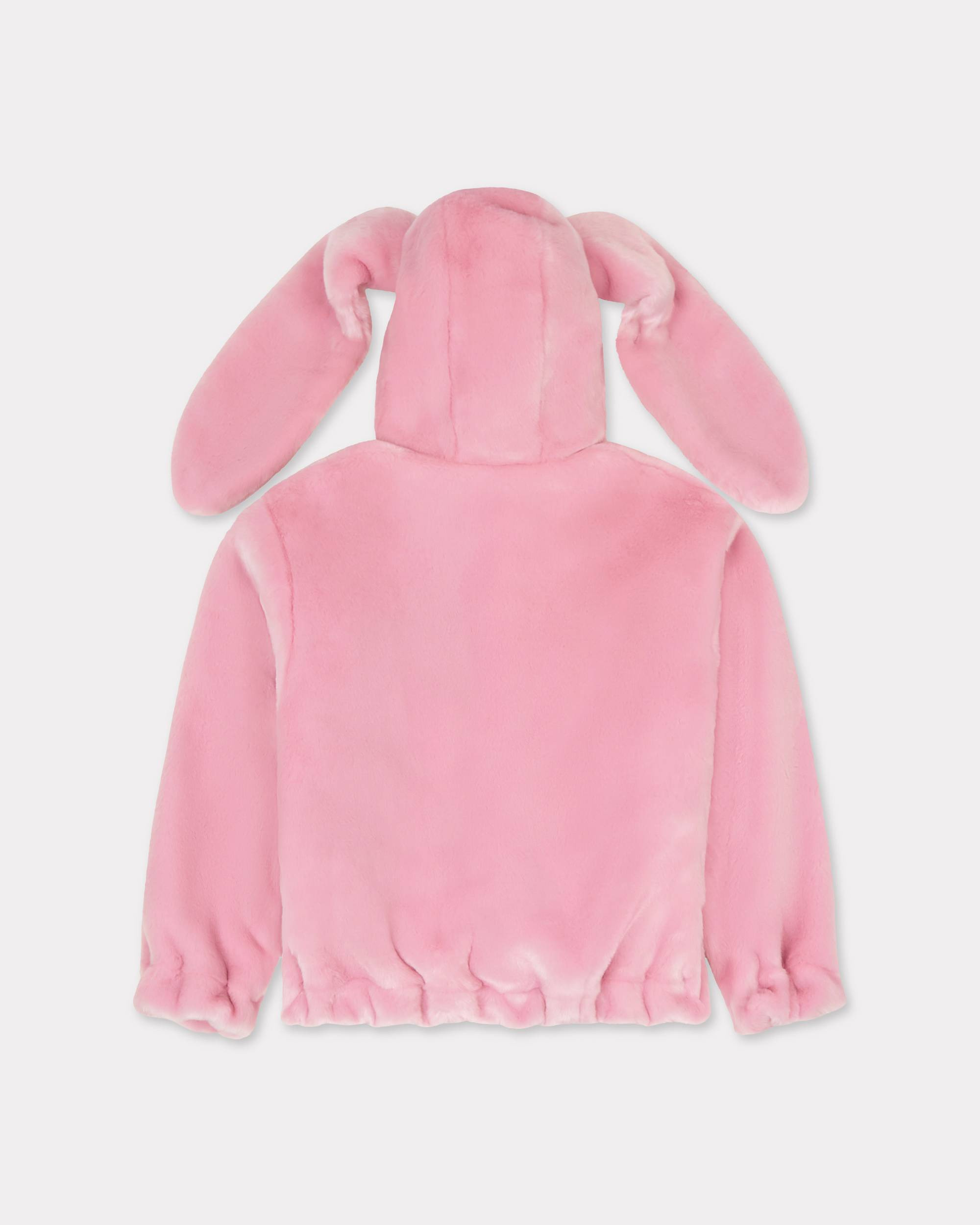 Bunny hooded jacket in fake fur - 2
