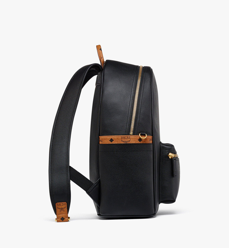 Stark Backpack in Embossed Logo Leather 3