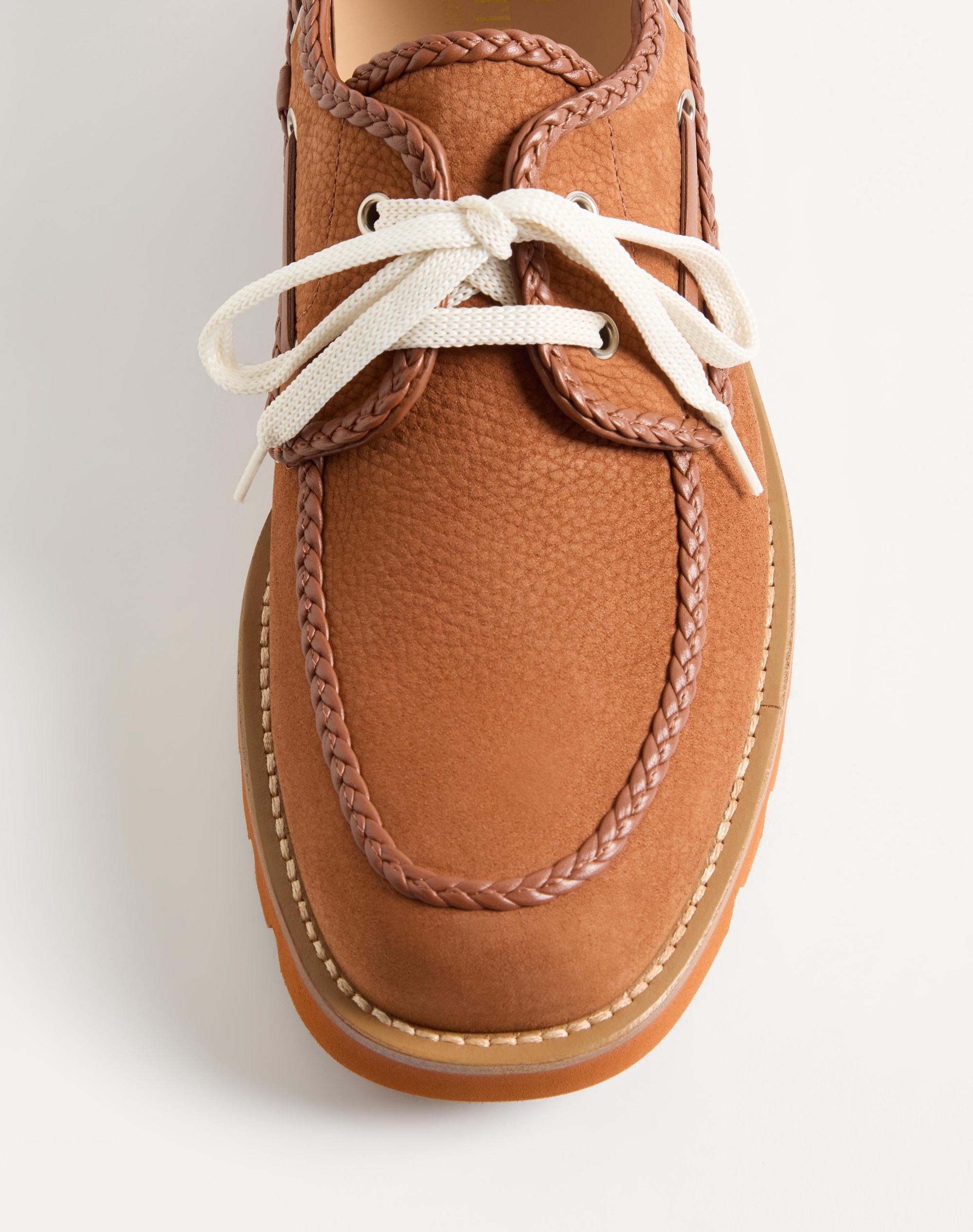 PALM AVENUE DEERSKIN SUEDE BOAT SHOE - 5
