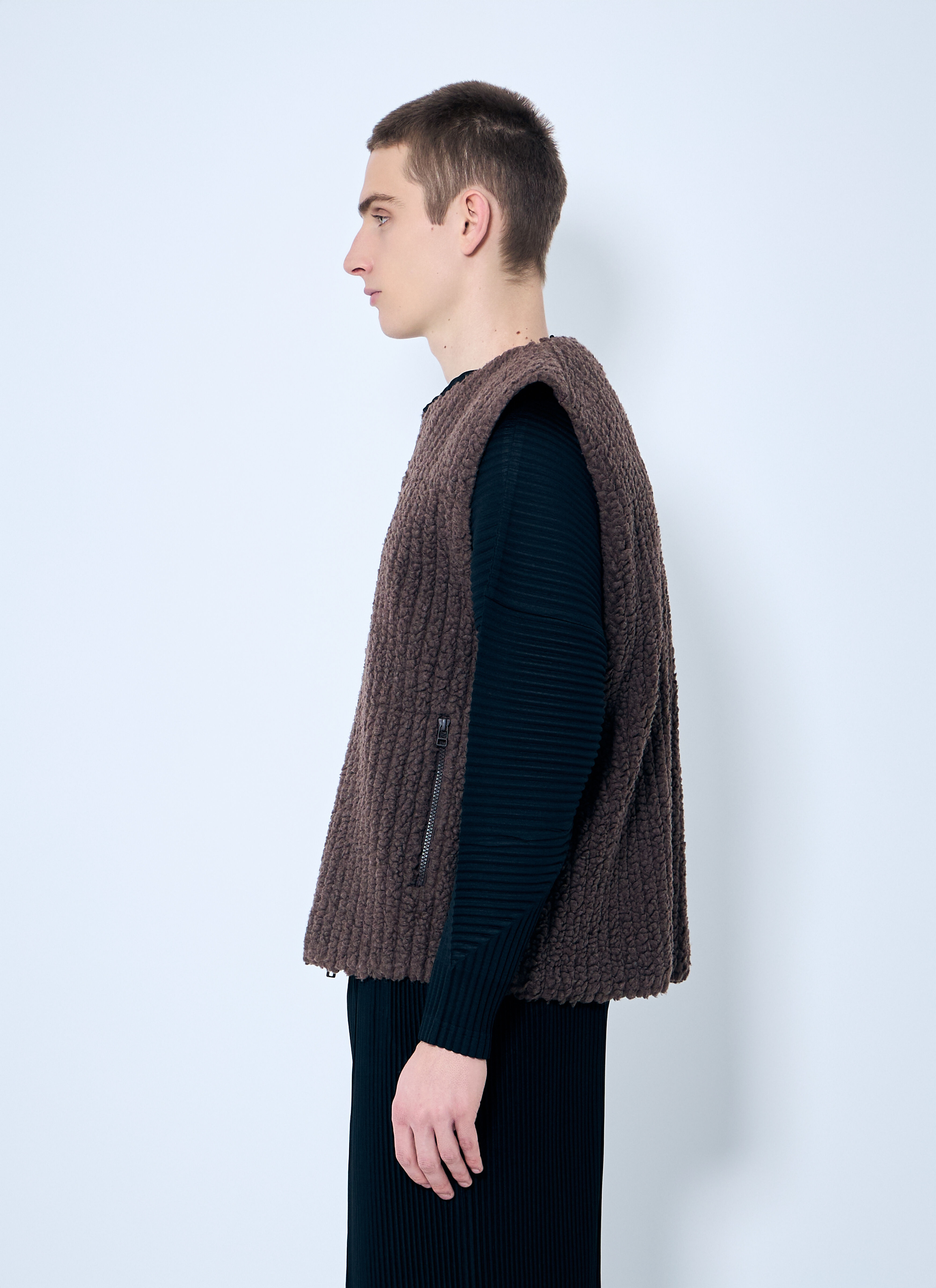 Fleece Rib Gilet - 4