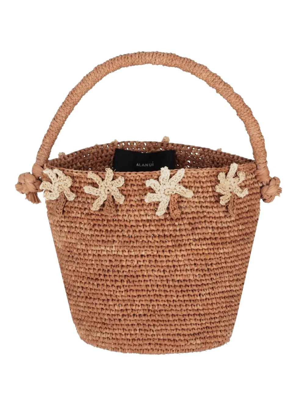 Shadow of The Palm palm-tree appliqué beach bag - 1
