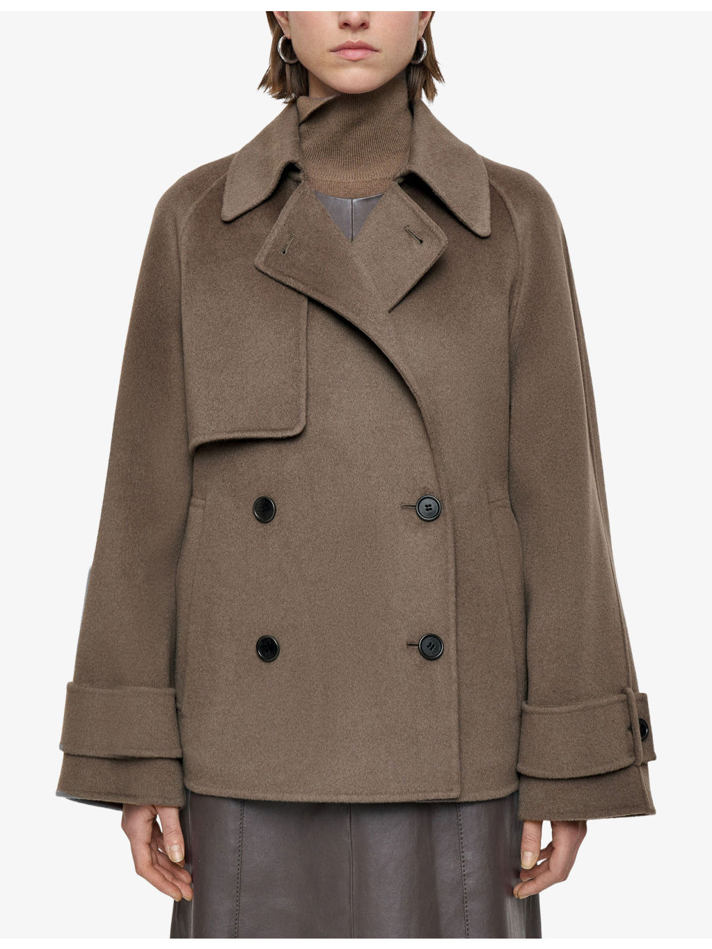 Marne Double-Face Wool and Cashmere-Blend Coat - 3