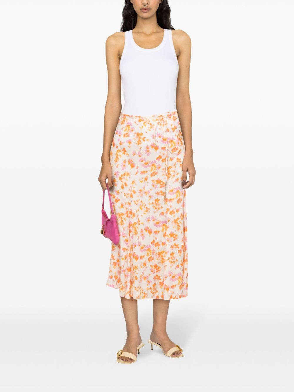 scoop-neck ribbed tank top - 2