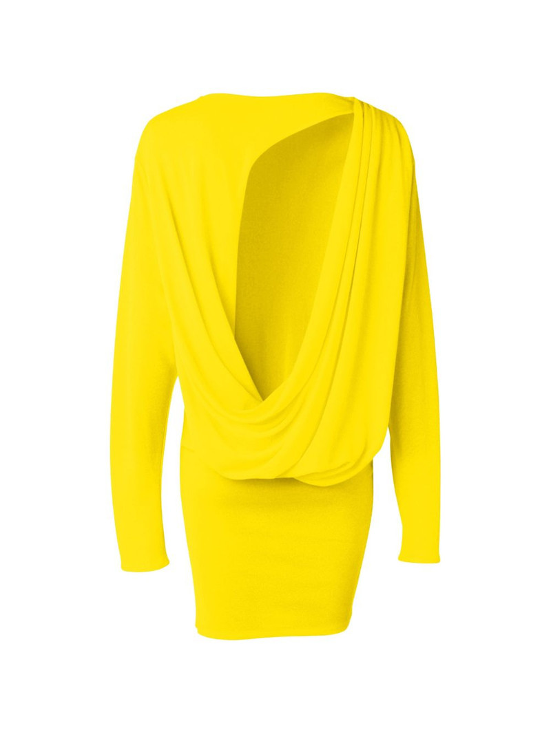 JACQUEMUS long-sleeved cutout mini dress outlook