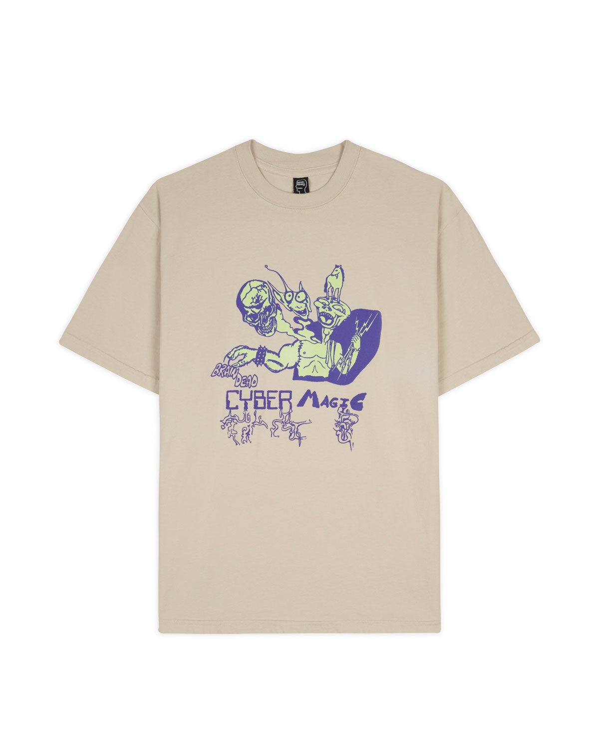 Cyber Magic T-shirt - Oatmeal - 1