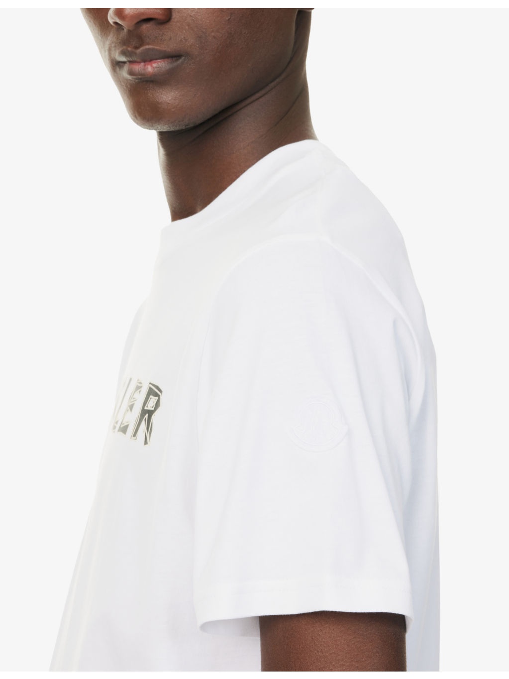 Brand-Print Crew-Neck Relaxed-Fit Cotton-Jersey T-Shirt - 5