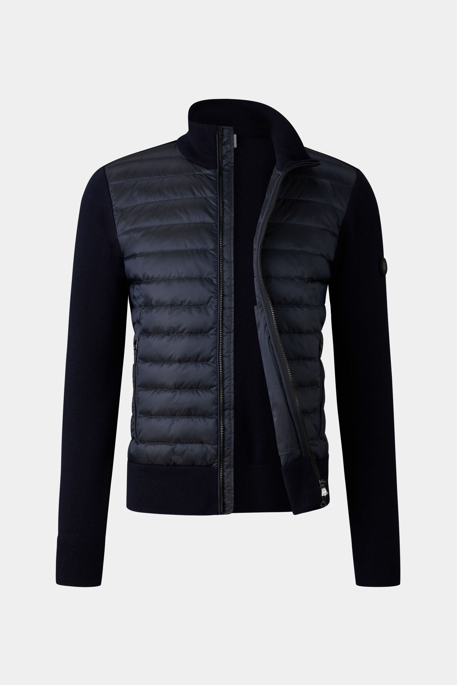 Zisco Hybrid knit jacket in Navy blue - 2