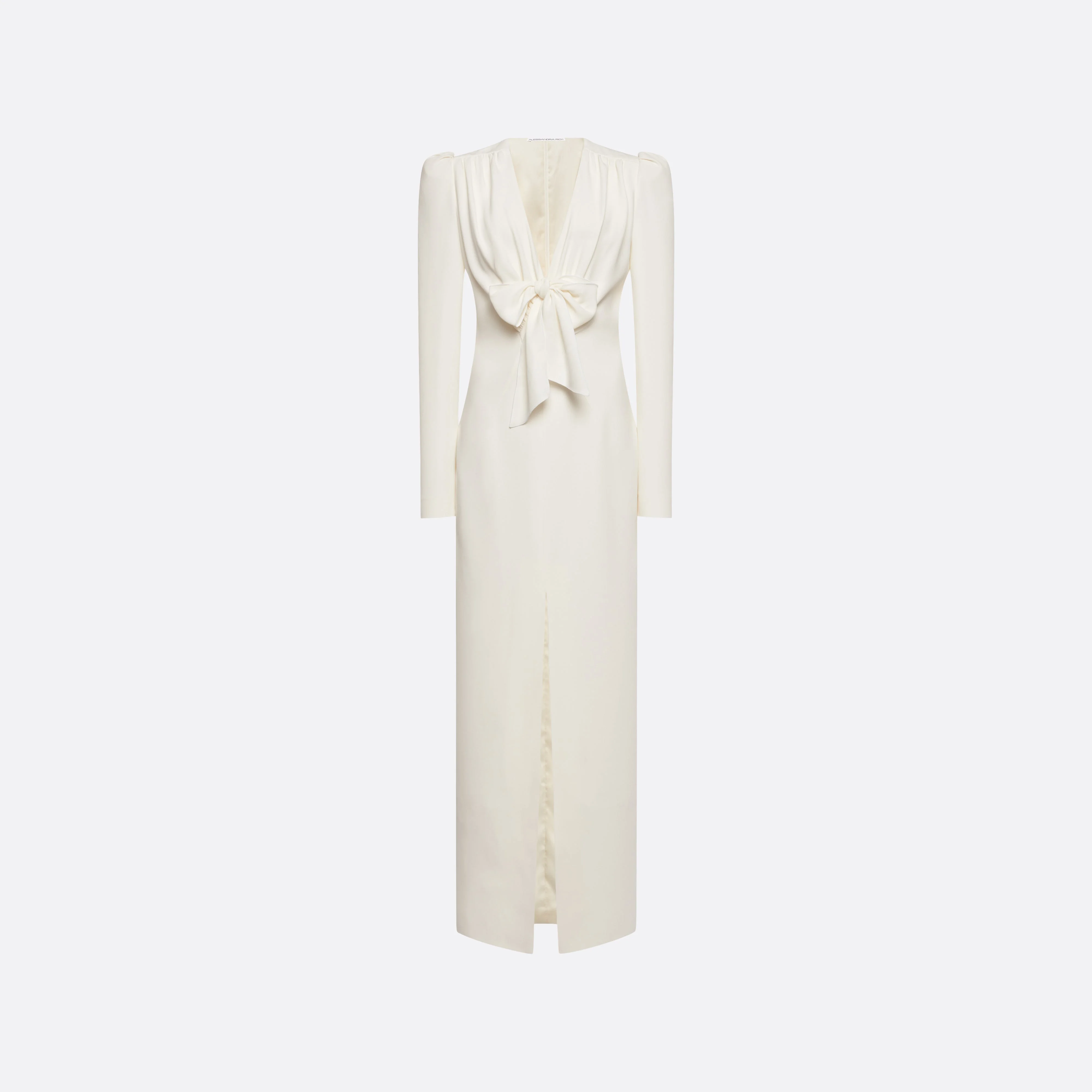 CADY EVENING DRESS WITH FRONT SPLIT - 1