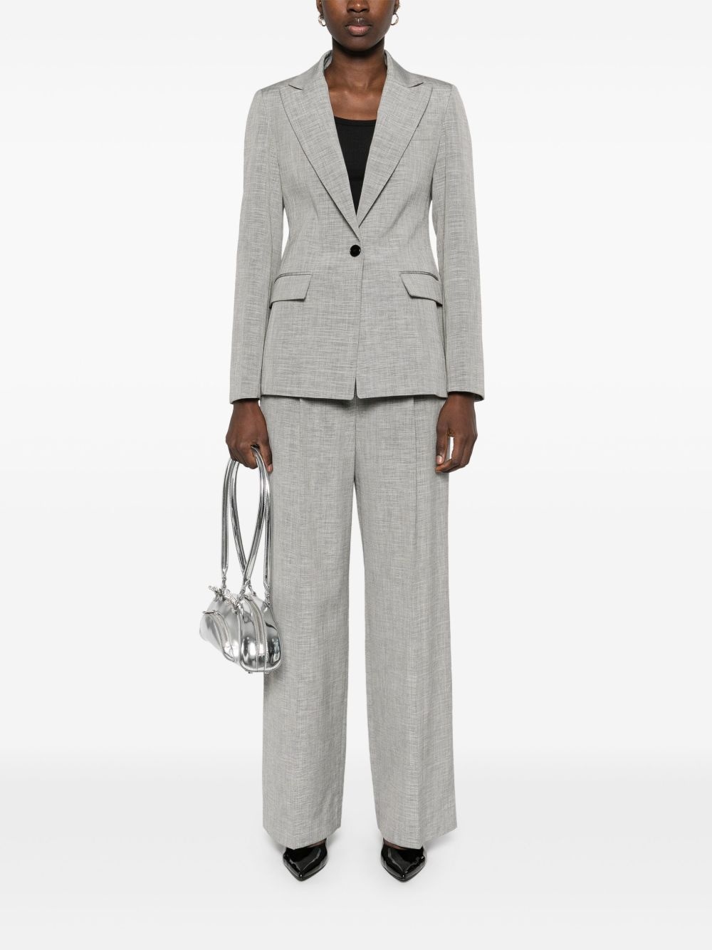 twill blazer - 2