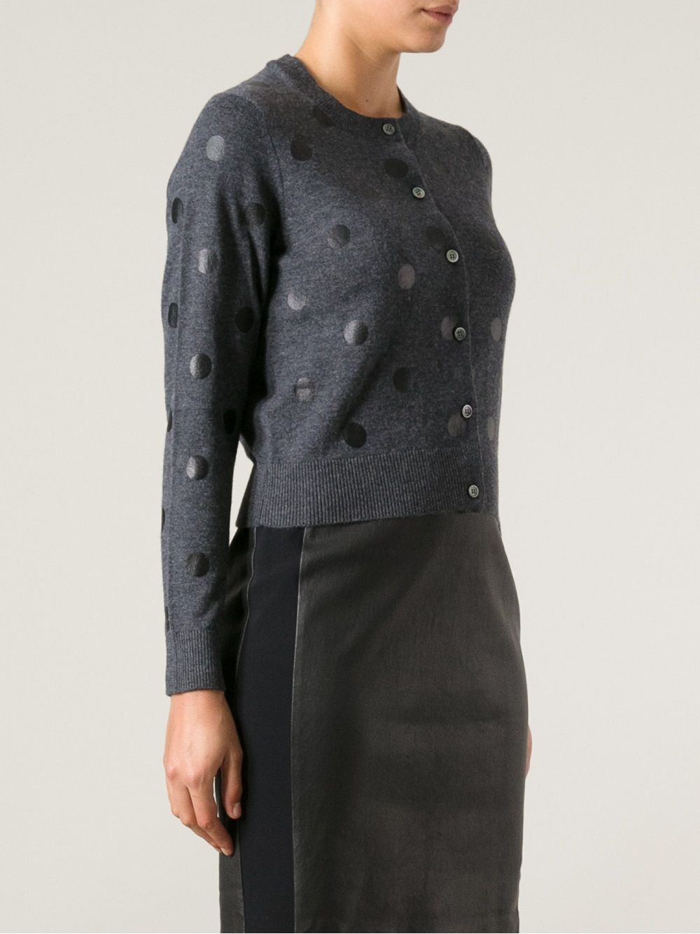 polka dot cardigan - 3