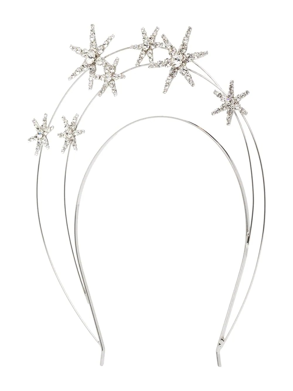 Ellerie crystal-embellished star headband - 1