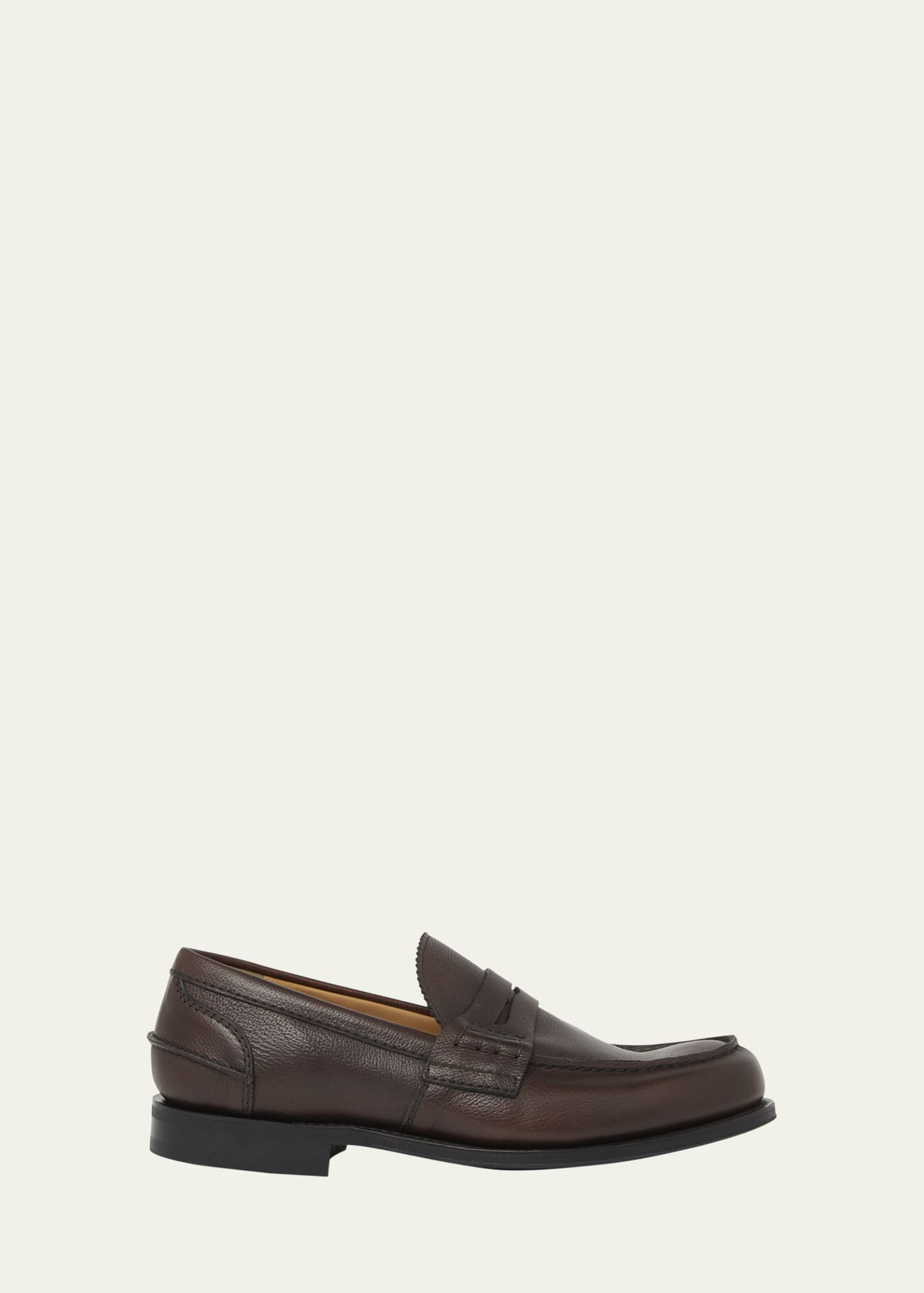 Men's Pembrey 2.0 Grained Leather Penny Loafers - 1