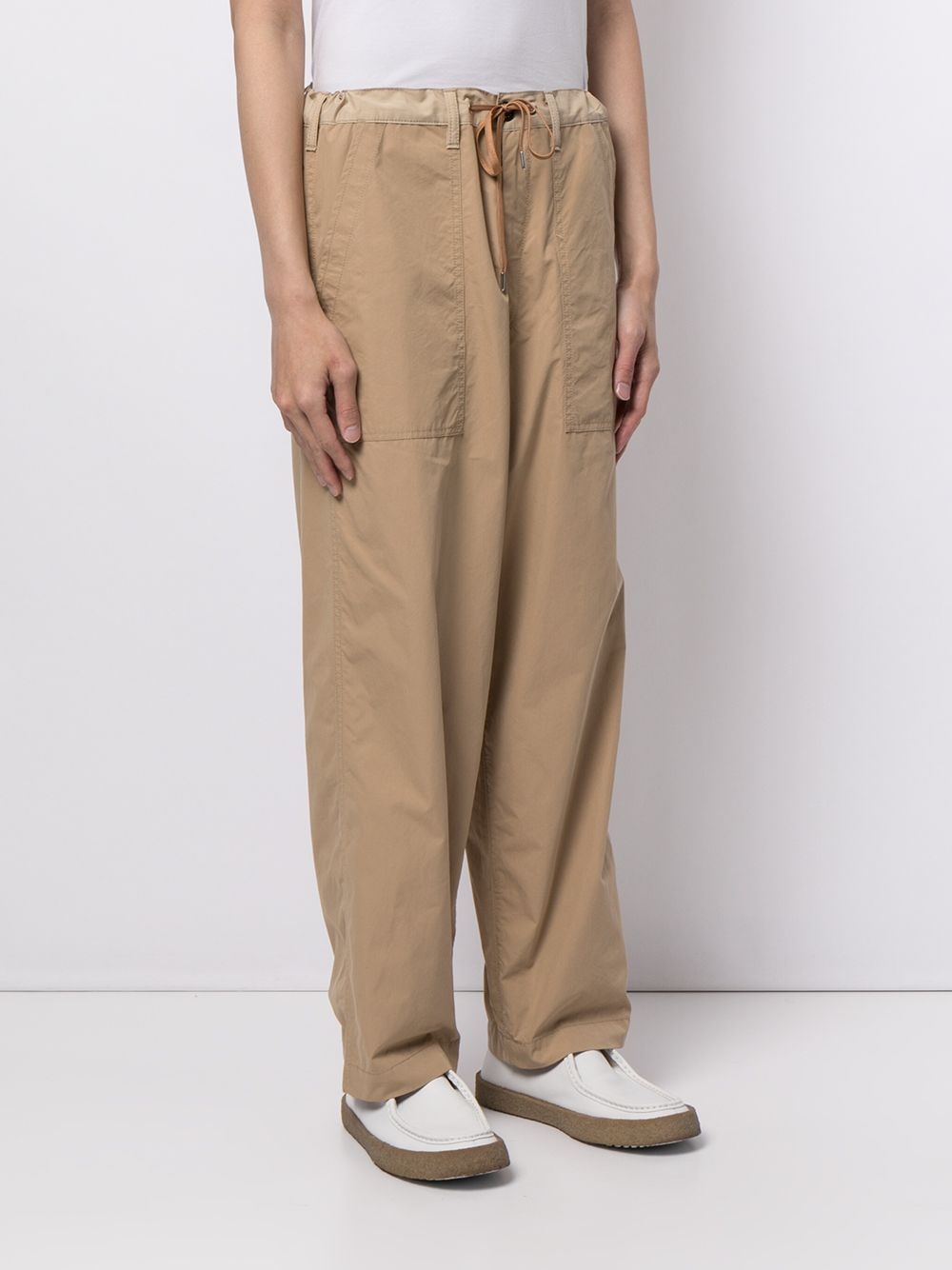 drawstring-waist trousers - 3