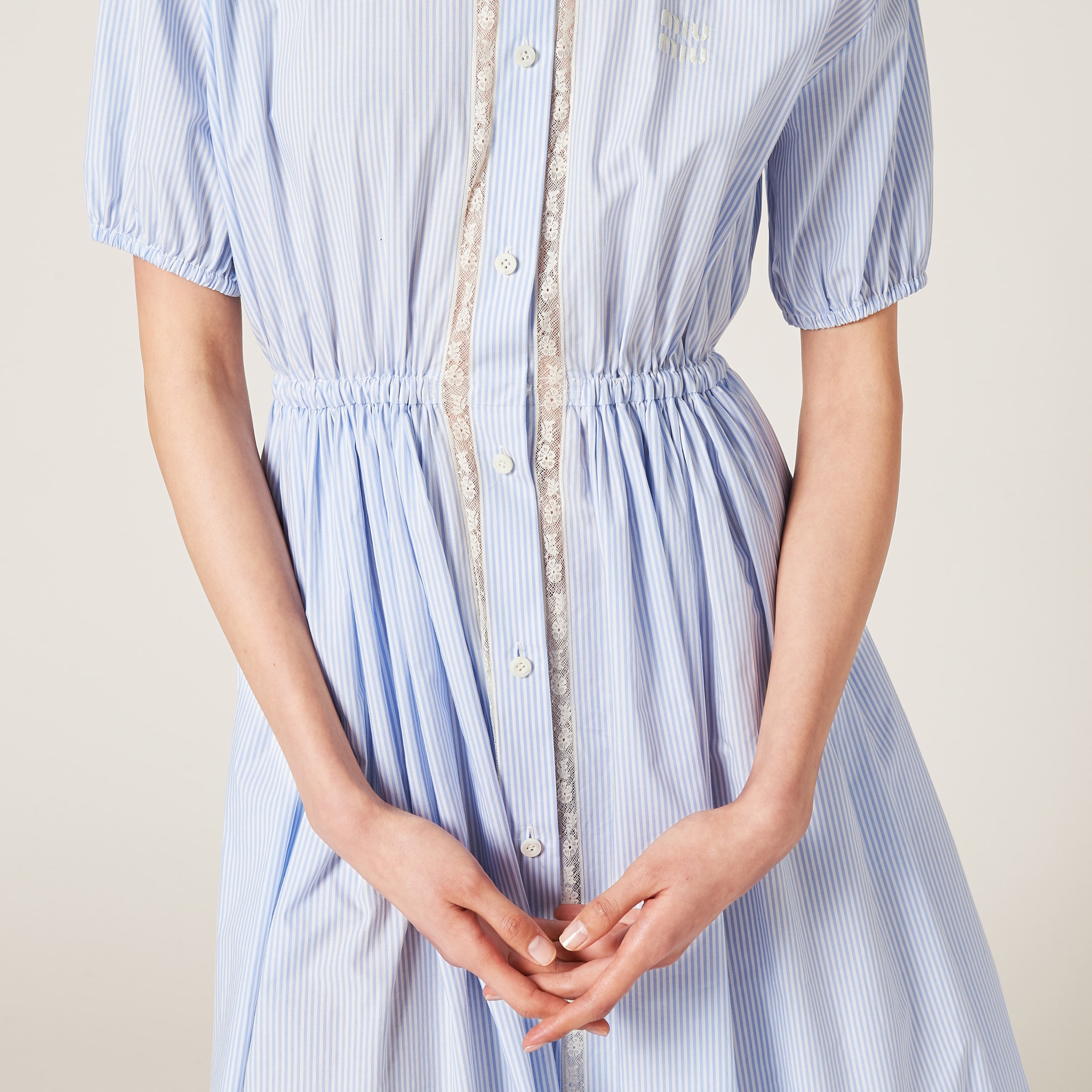 Poplin long dress - 6