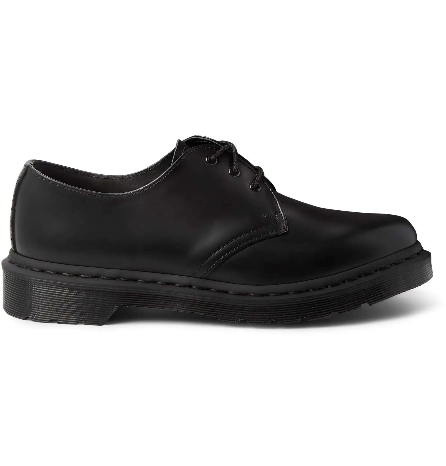 Mono Leather Derby Shoes - 1