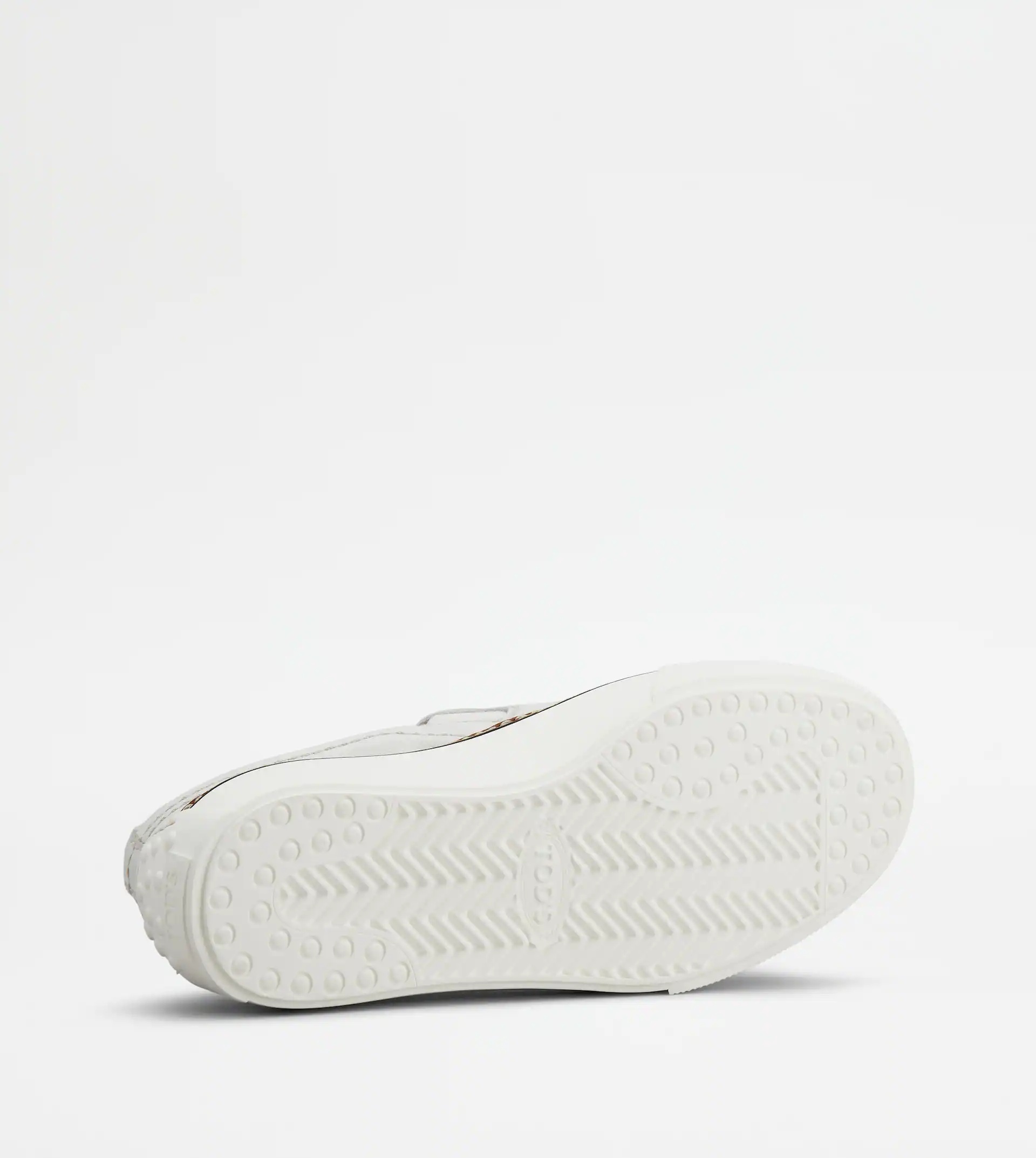 SLIP-ON IN LEATHER - WHITE - 4