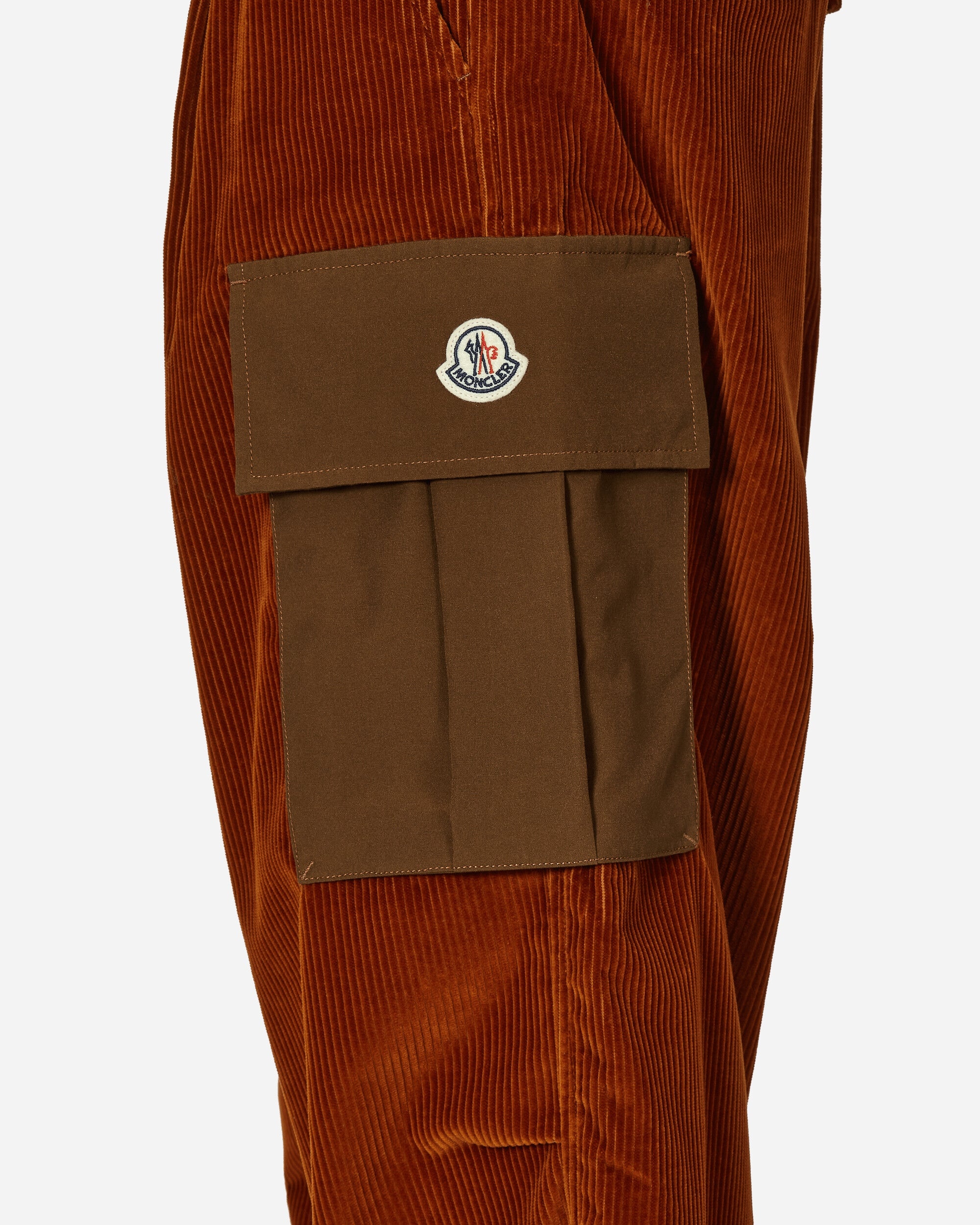 Corduroy Cargo Trousers Brown - 5