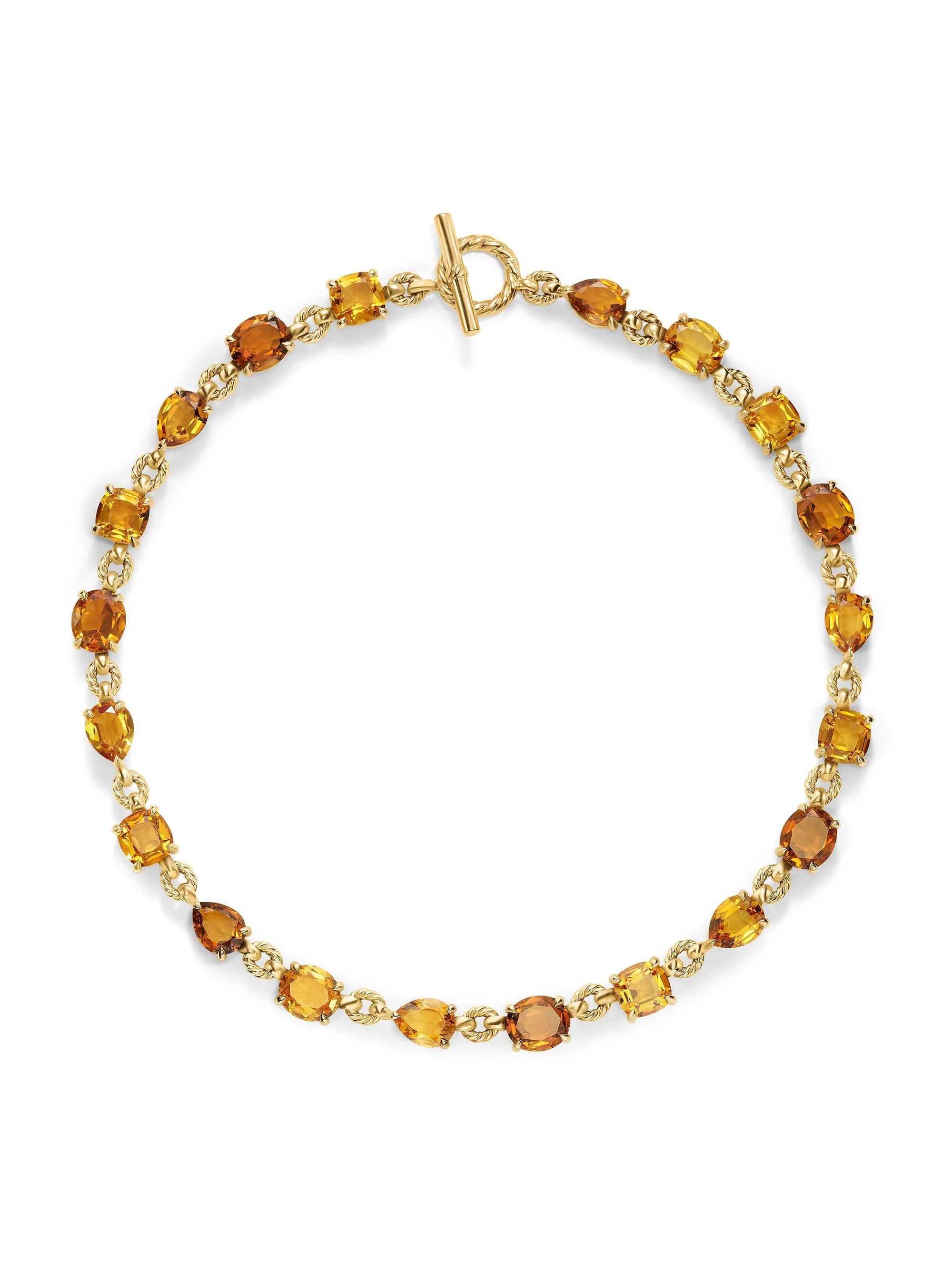 Women's Marbella Toggle Necklace in 18K Yellow Gold - Citrine - 1