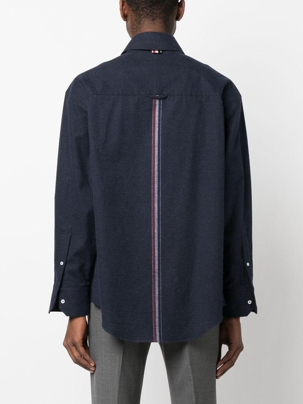 logo-patch detail shirt - 4