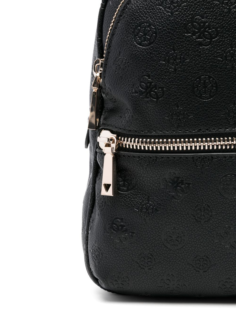 Manhattan embossed zip backpack 3