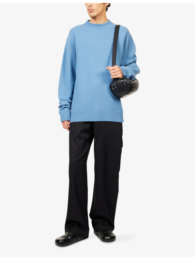 Jil Sander Relaxed-Fit Crewneck Wool-Knit Jumper outlook