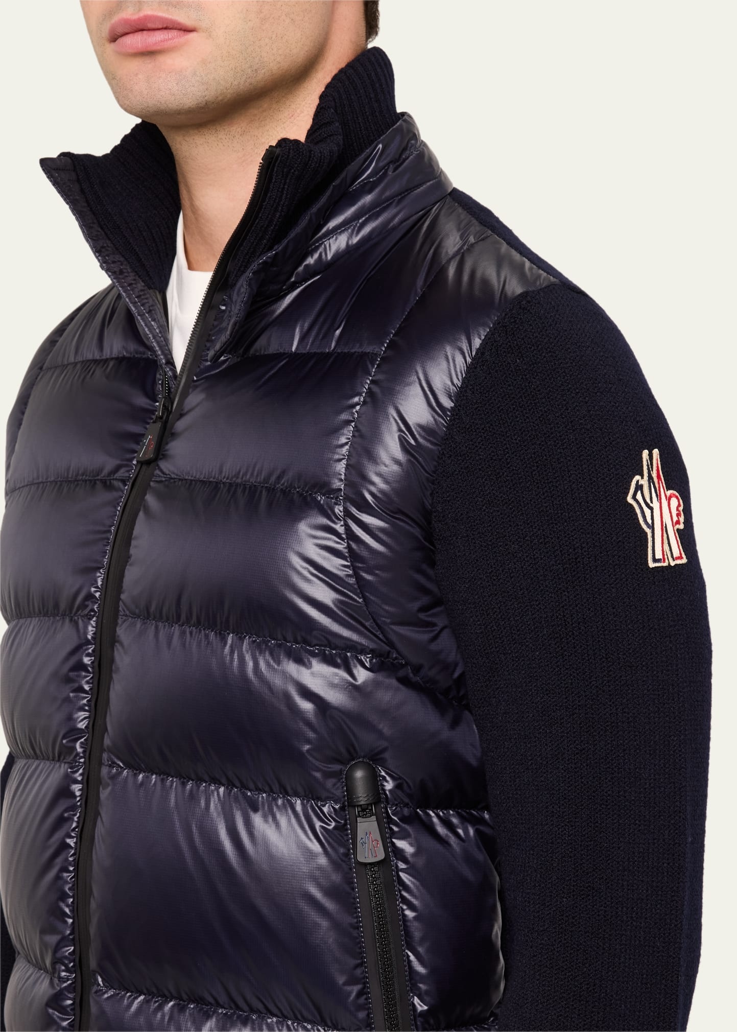 Men's Down Knit Zip Jacket - 5