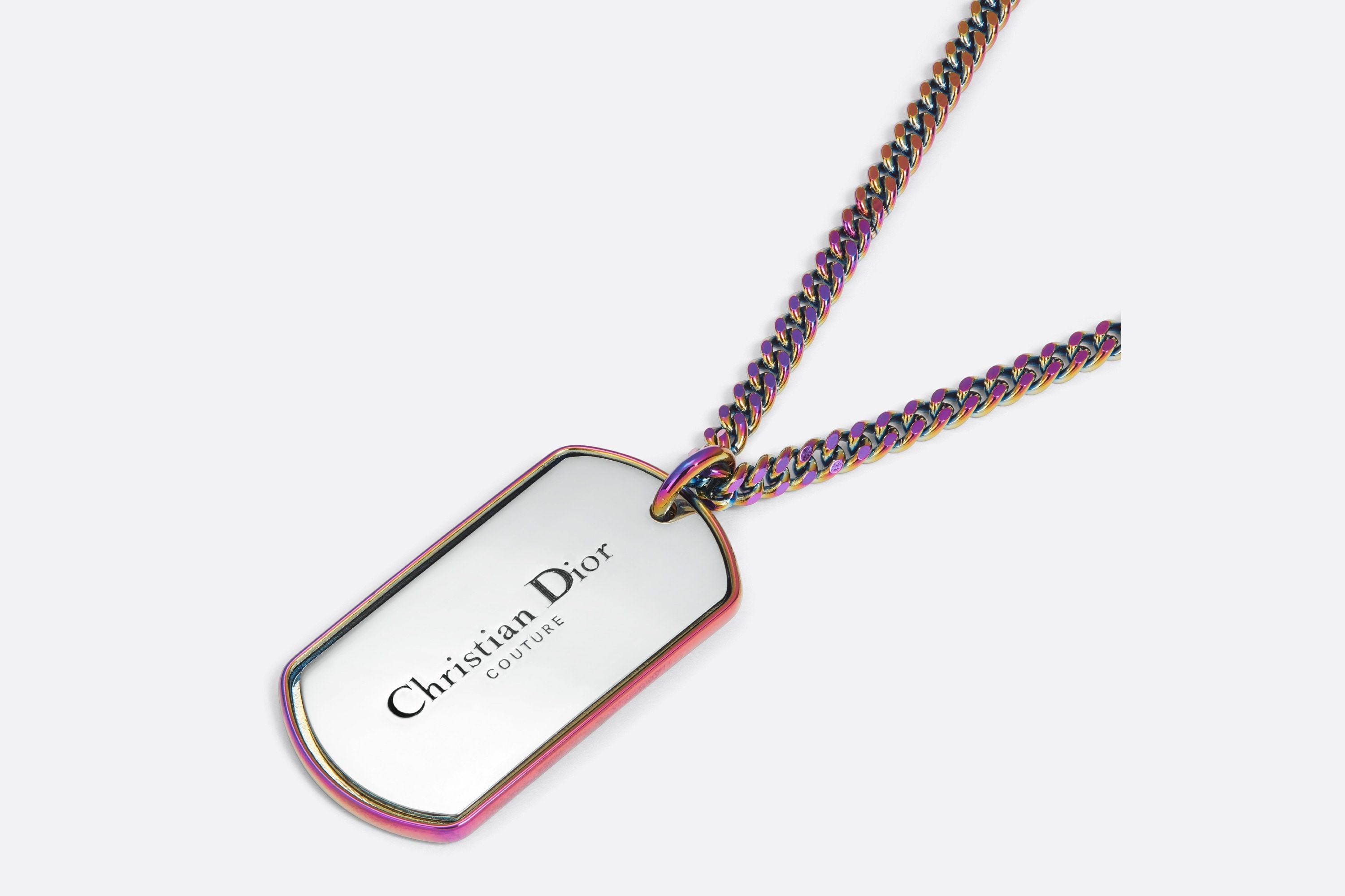 CD Couture Plate Pendant Necklace - 3