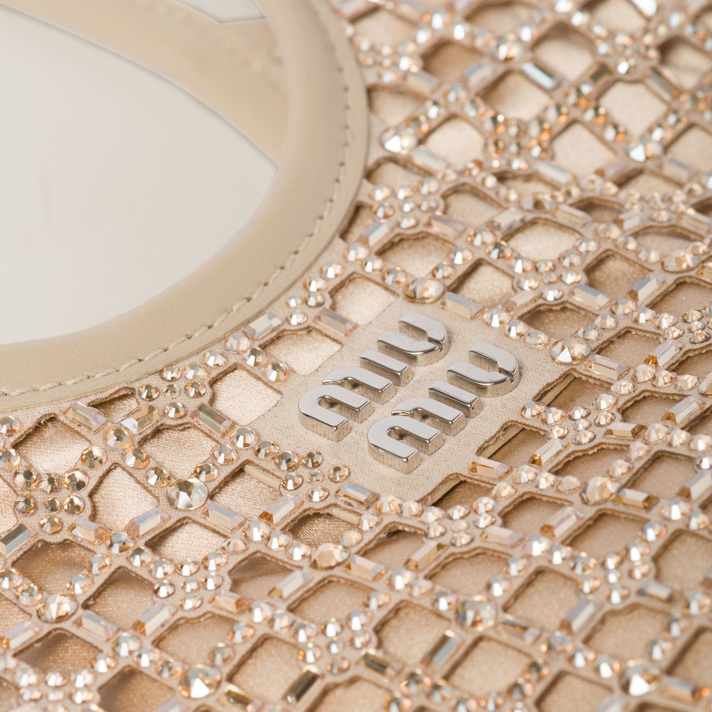 Miu Miu Satin handbag with synthetic crystals | REVERSIBLE