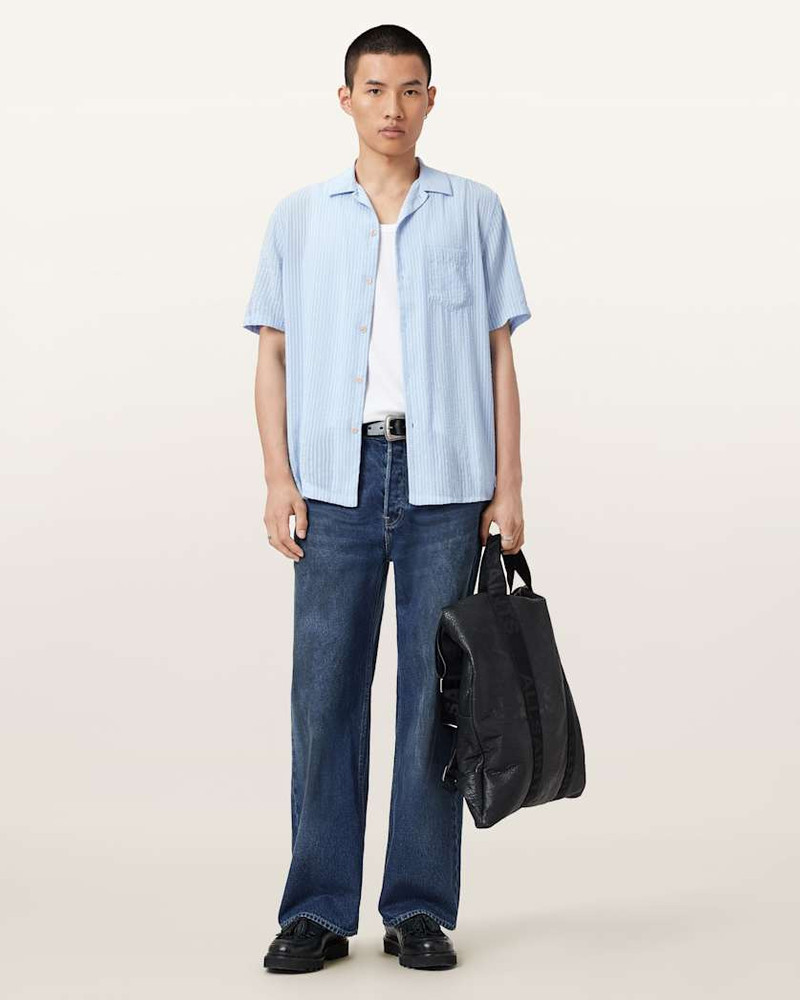 PERRY SHORT SLEEVE STRIPED SHIRT 4