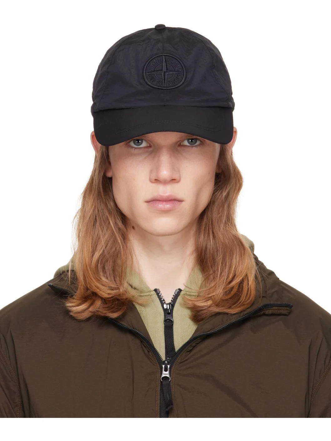 Black 9100011 Nylon Metal ECONYL Cap - 1