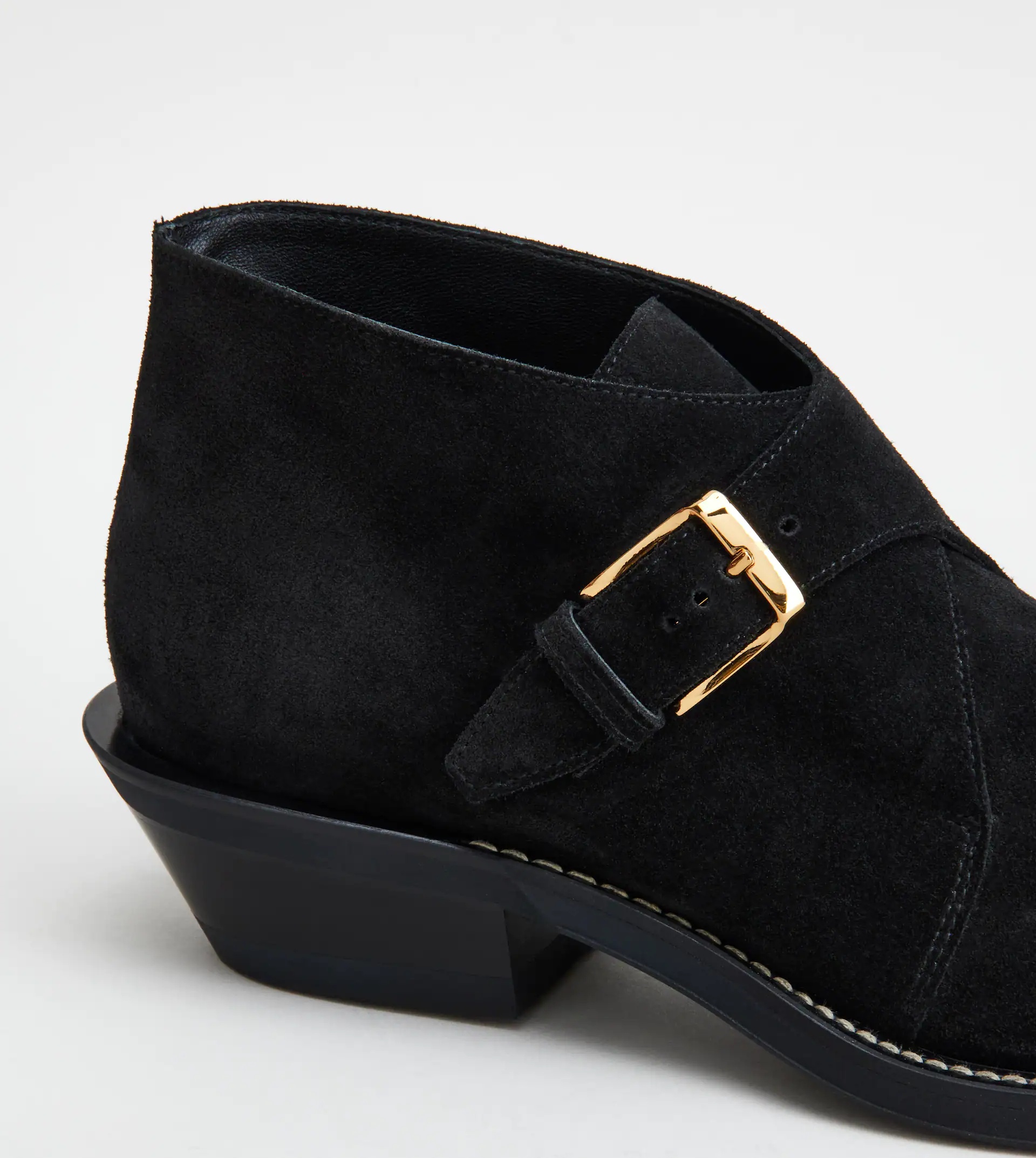 MONKSTRAPS IN SUEDE - BLACK - 6