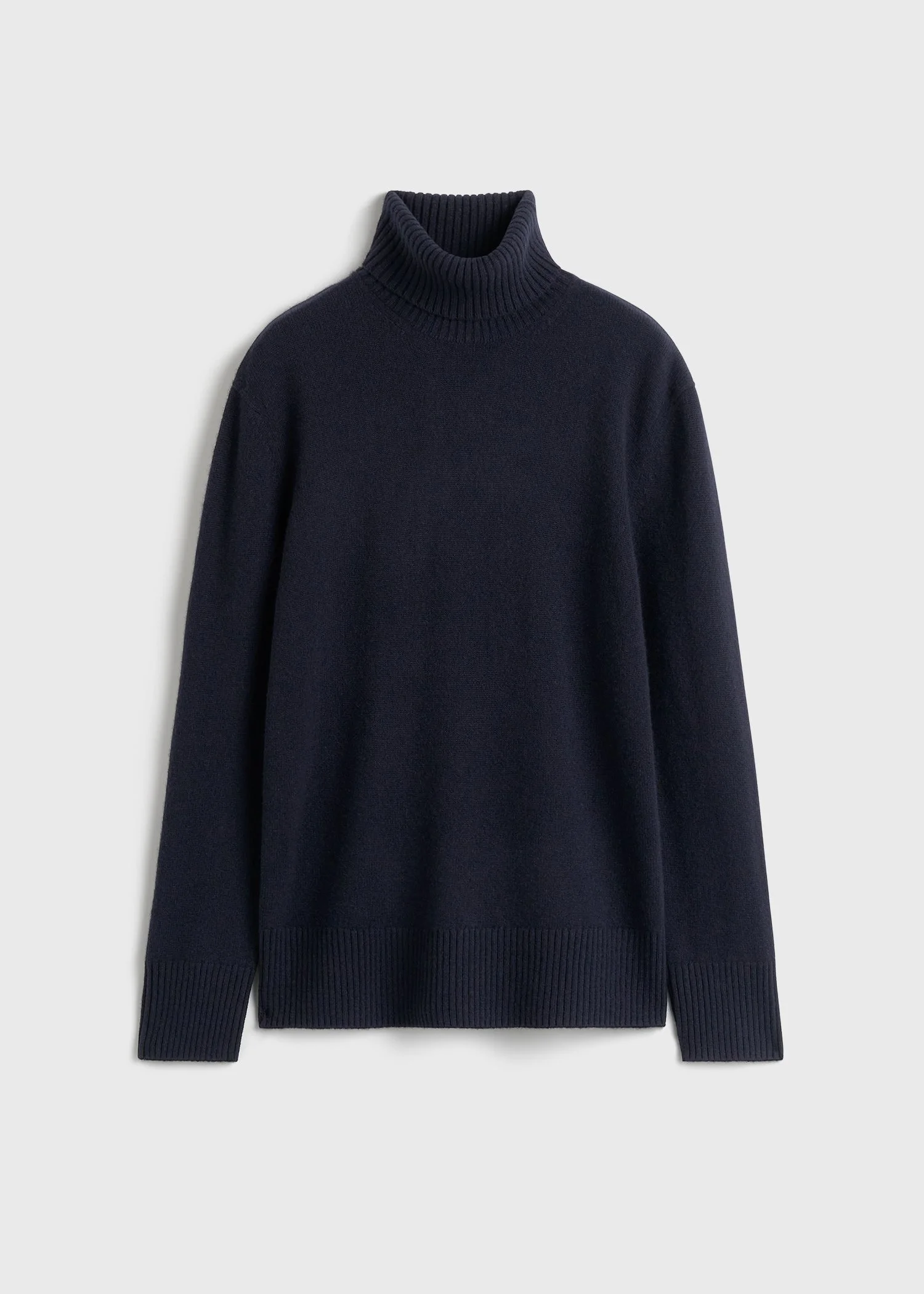 Cashmere turtleneck navy - 1