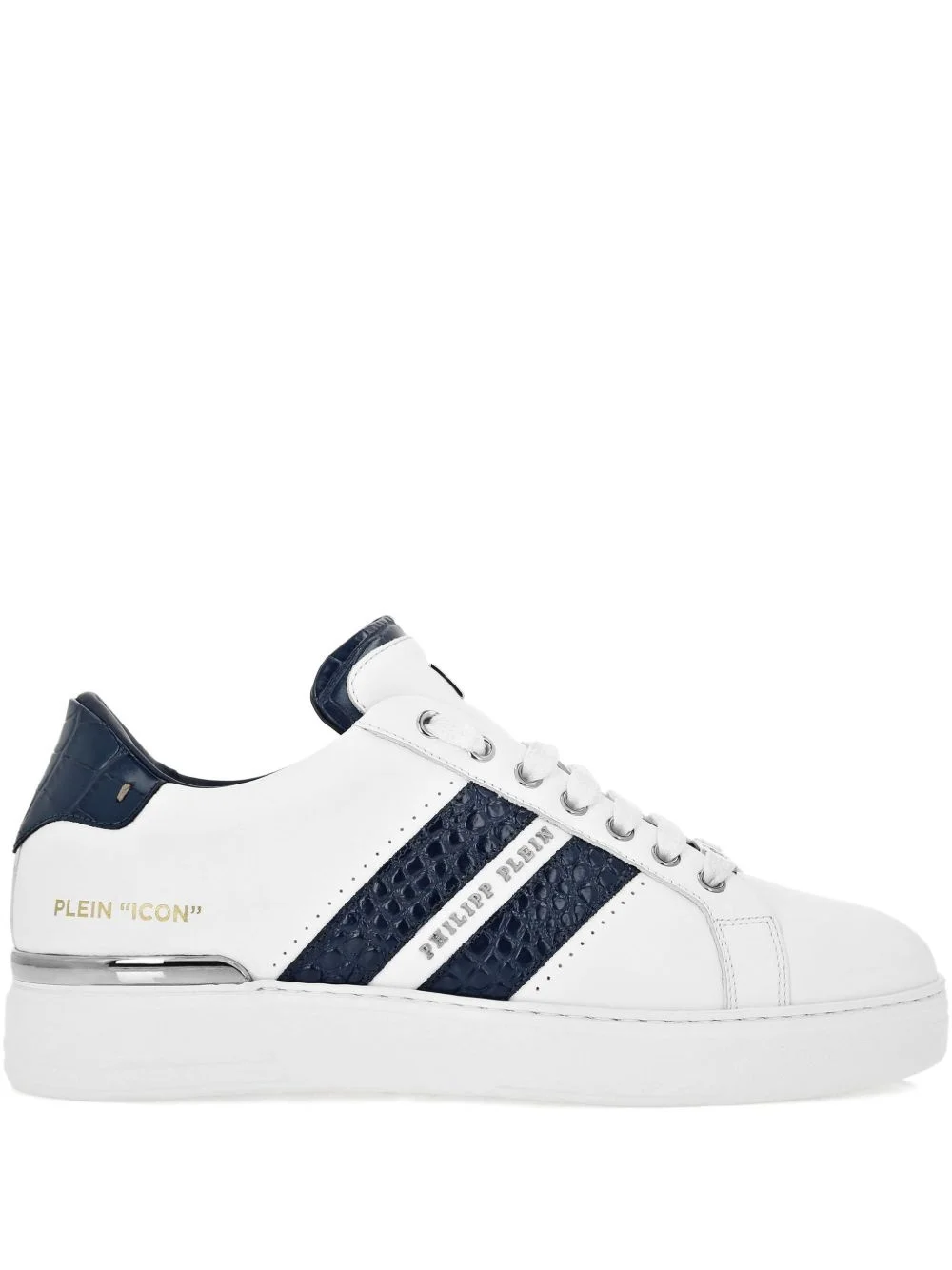 leather platform sneakers - 1