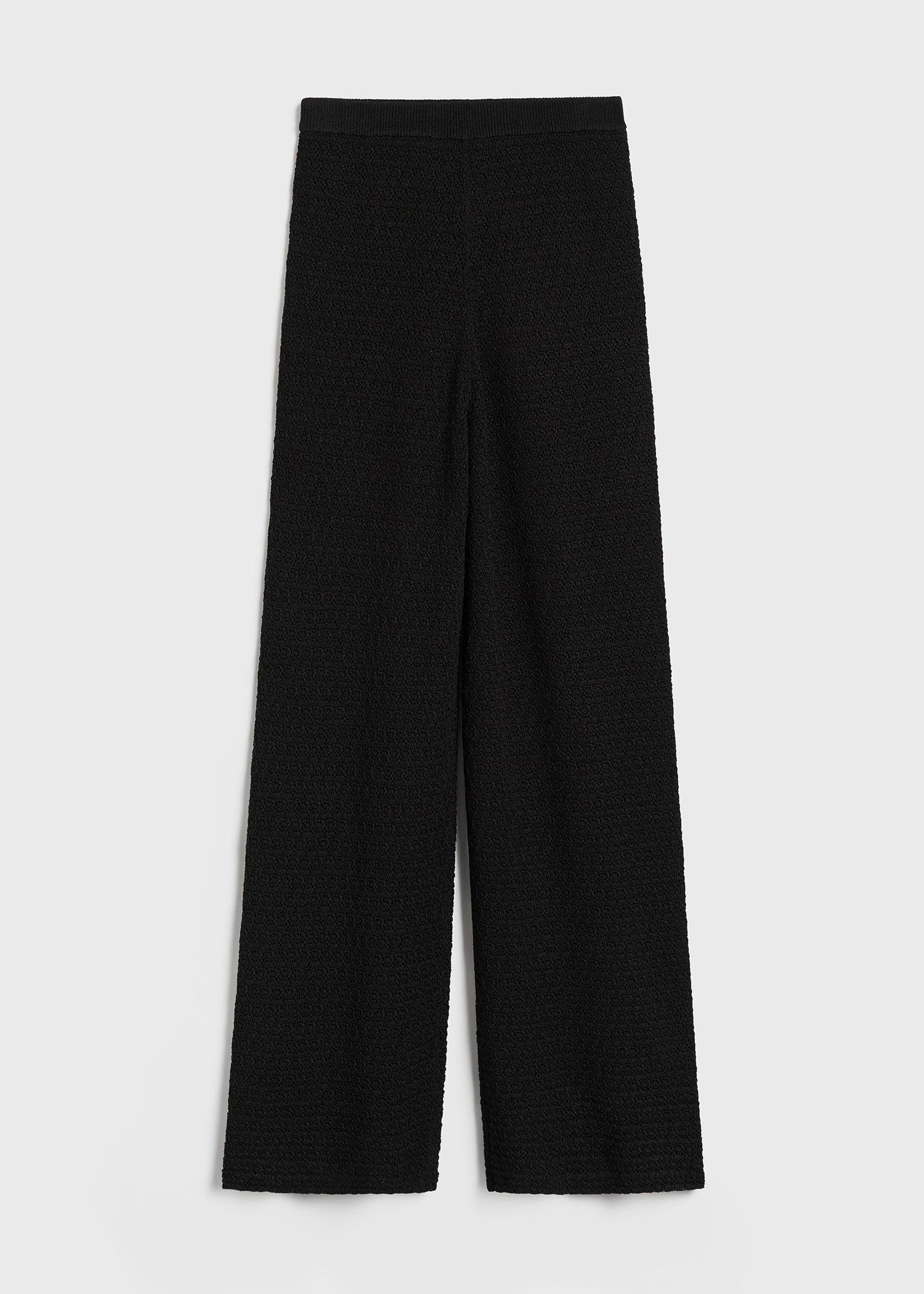 Crochet trousers black - 1