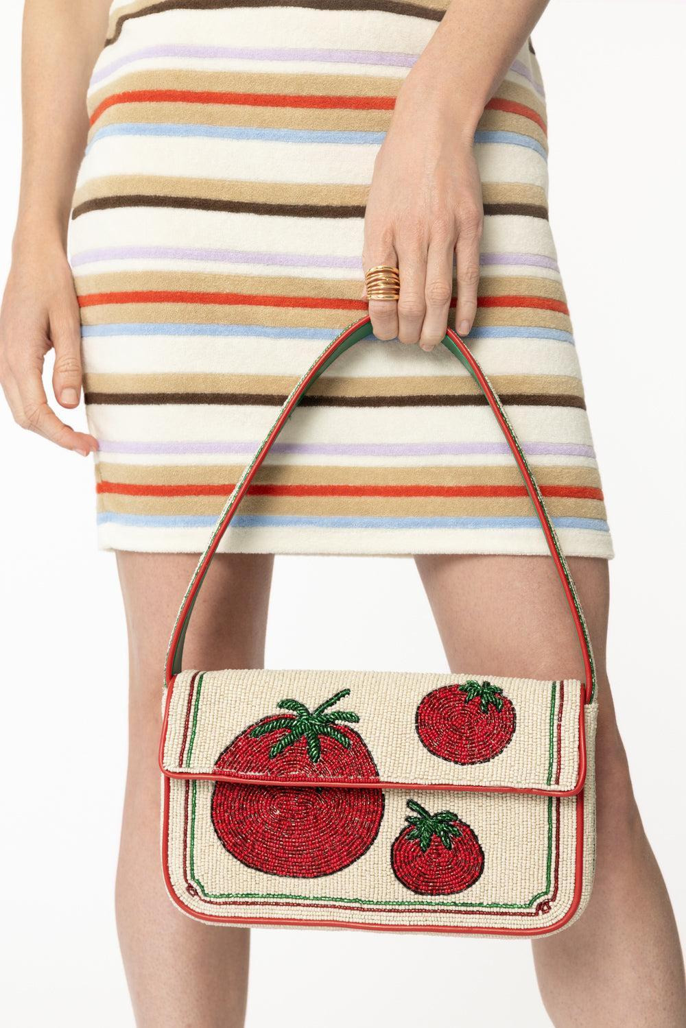 Tommy Beaded Bag - Tomato - 4