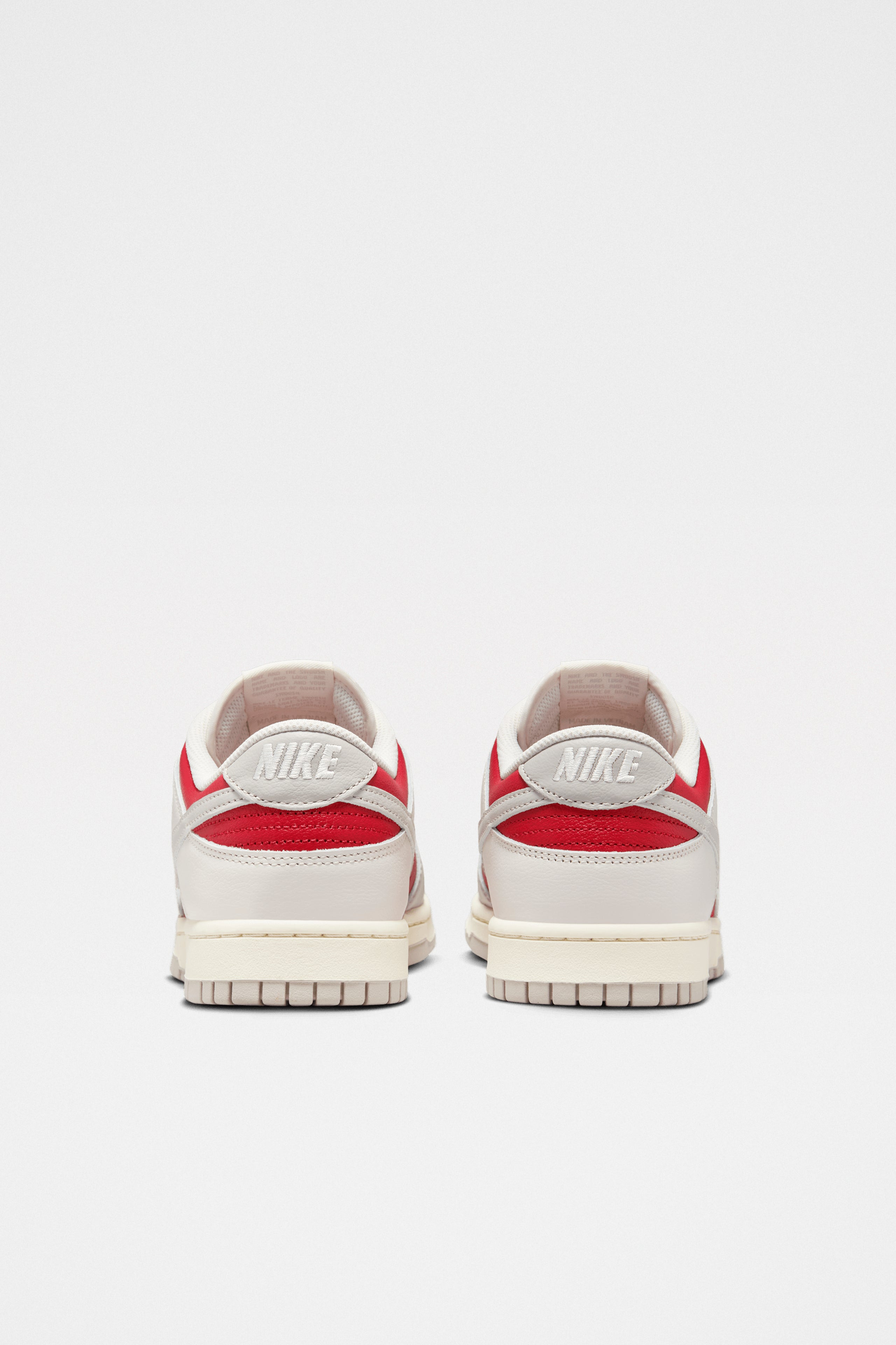 NIKE DUNK LOW RETRO PHANTOM / GYM RED - 4
