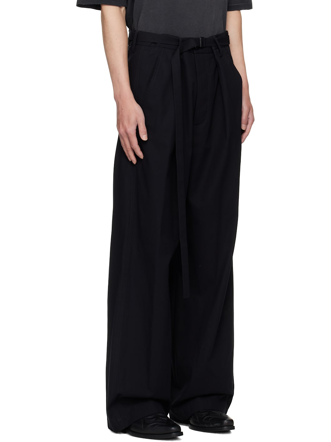 Black Norulf Workwear Trousers - 2