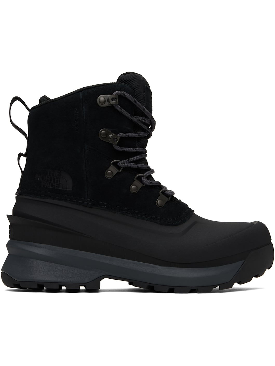 Black Chilkat V Lace Waterproof Boots - 1