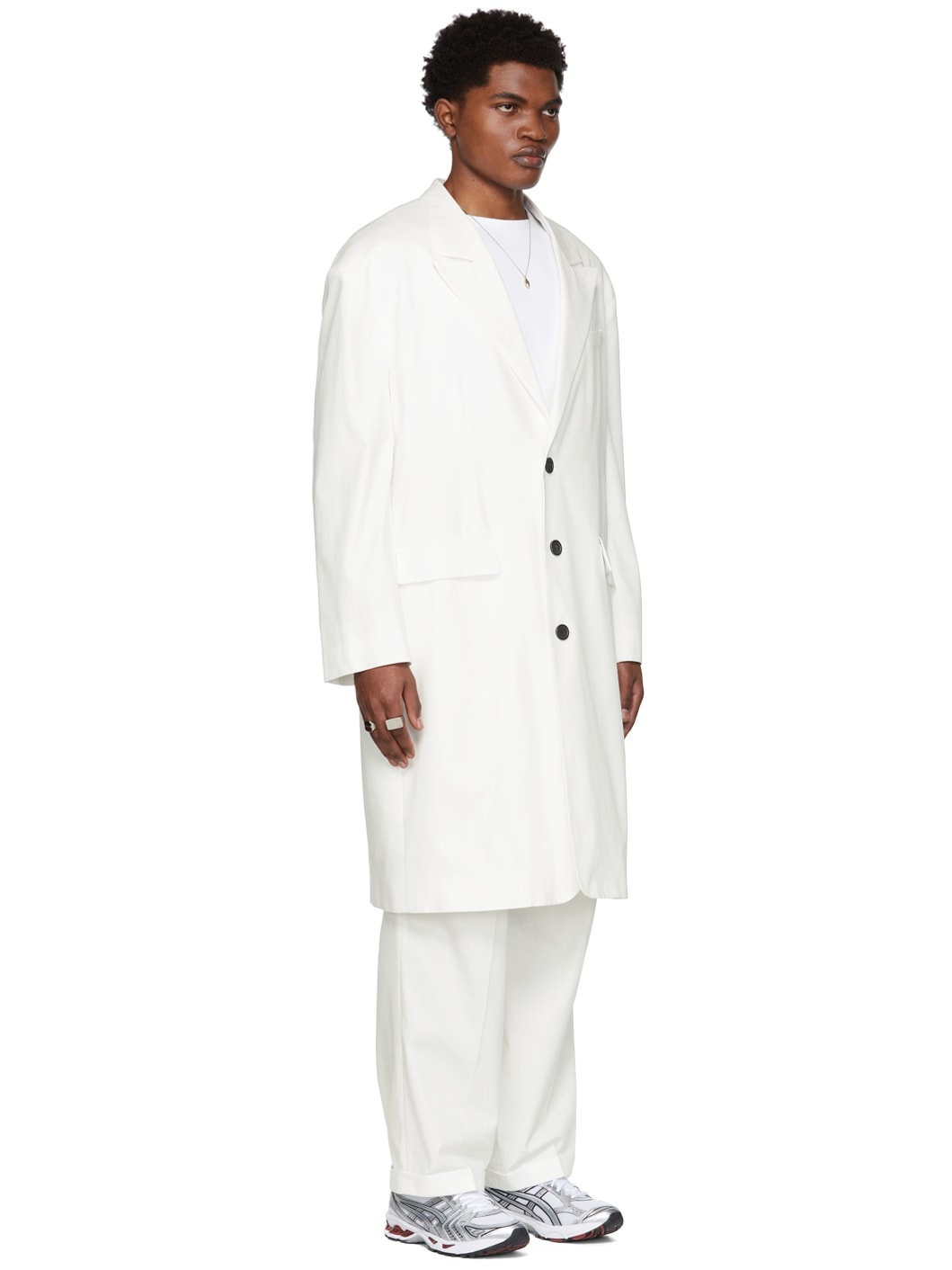 SSENSE Exclusive Off-White 90's Tailored Coat - 2