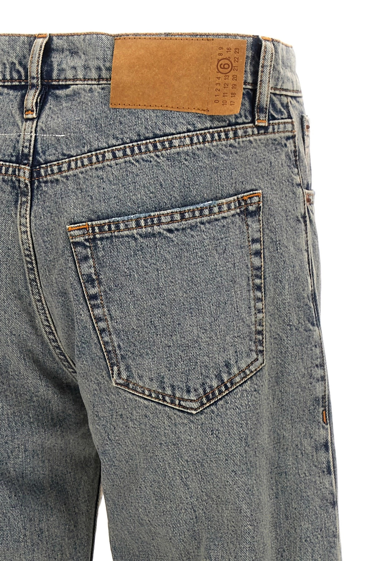 Visible stitching jeans - 5