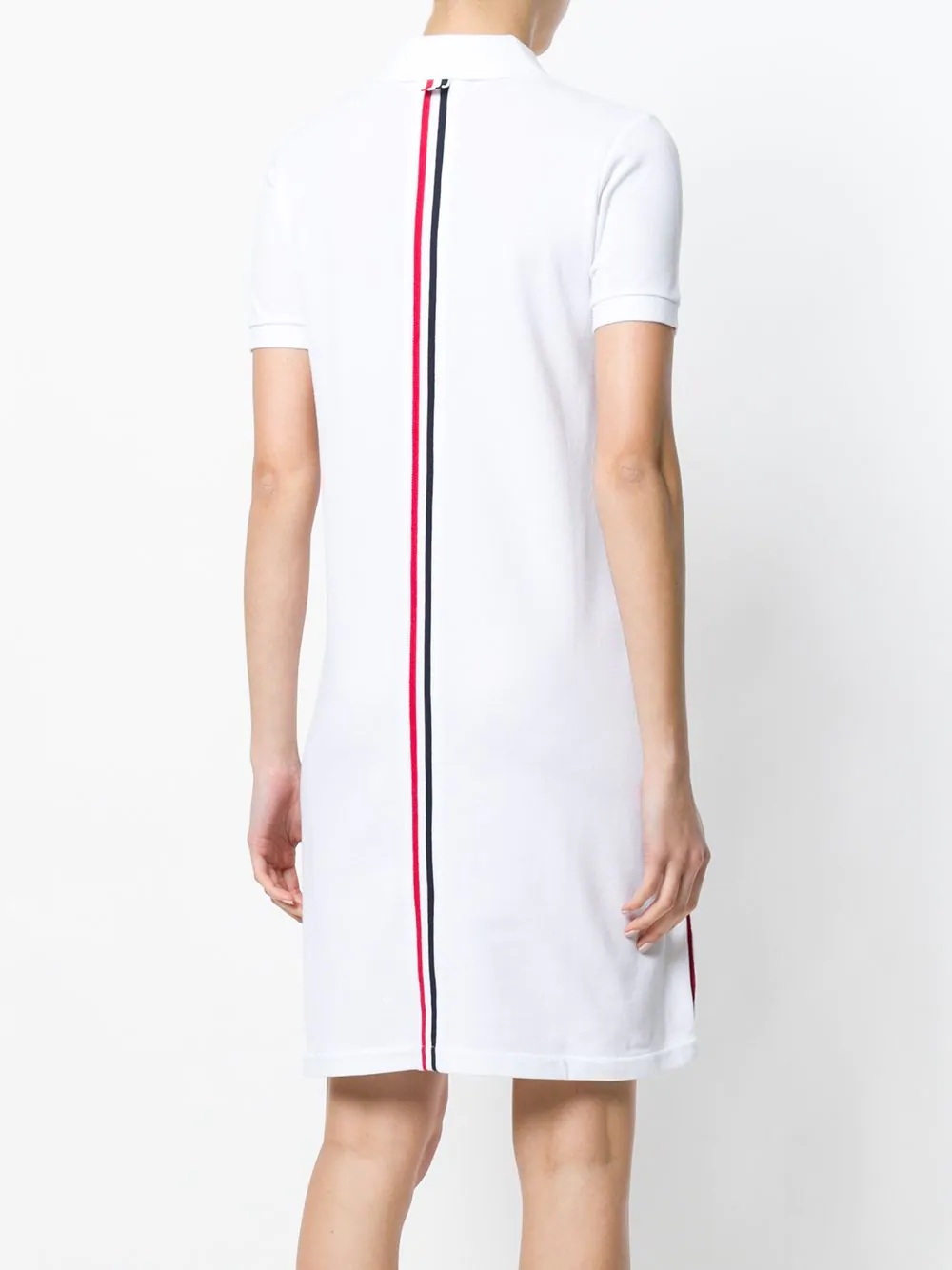 RWB stripe piqué polo dress - 4