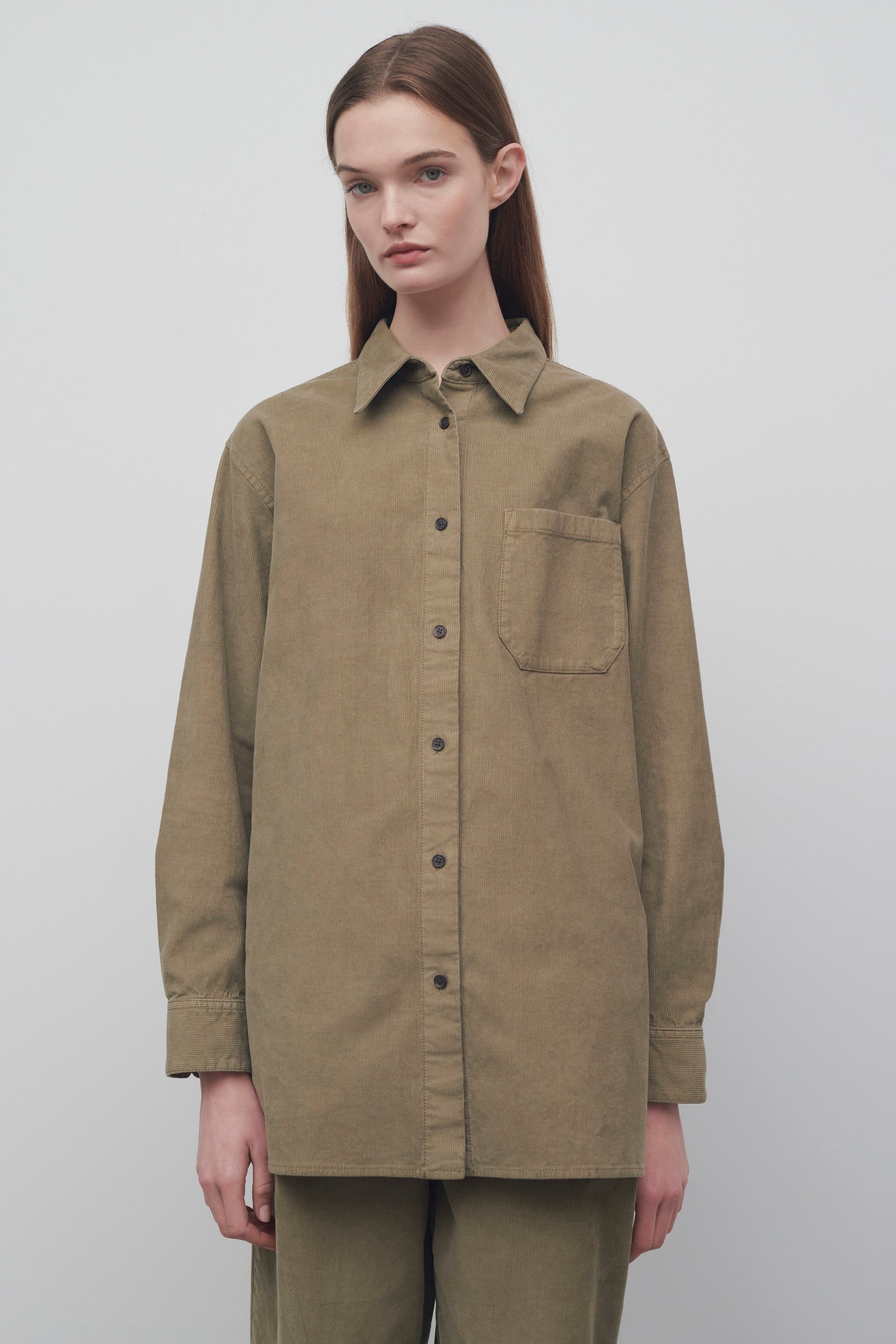 Idro Shirt in Cotton Corduroy - 3