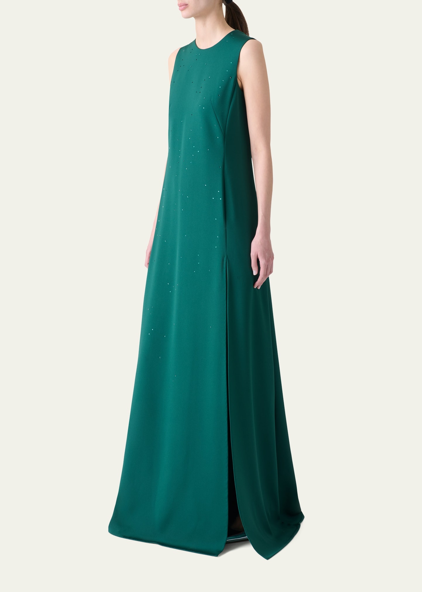 Swarovski Stars Silk Crepe Gown - 4