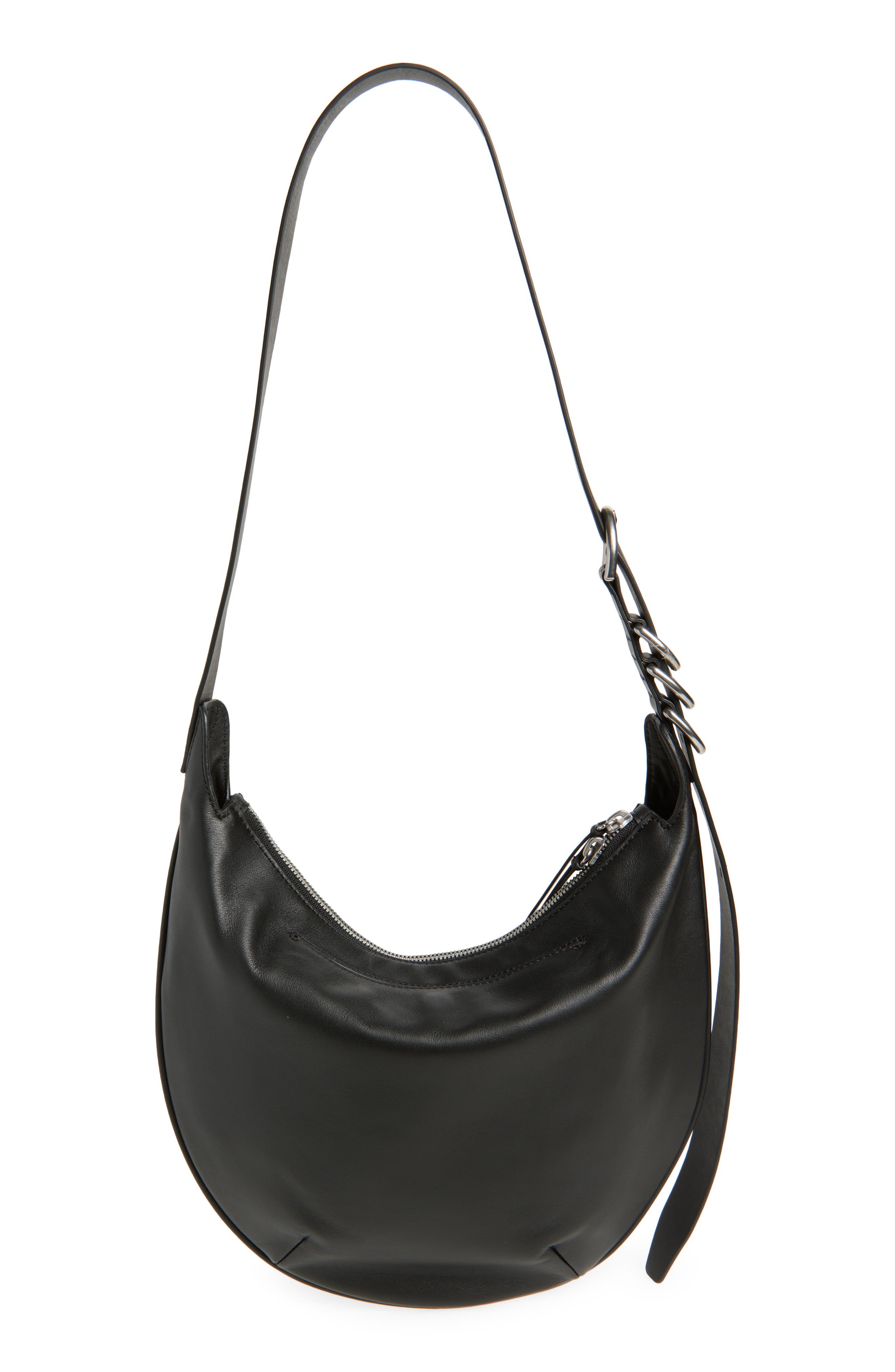 rag & bone Medium Mercer Leather Hobo Bag in Black at Nordstrom - 2