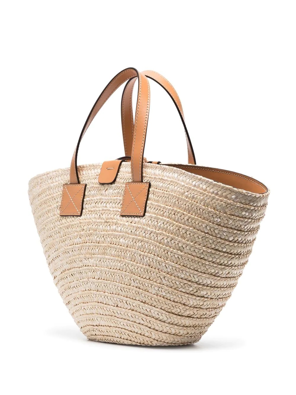 woven-straw tote bag - 3